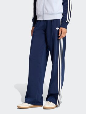 adidas adidas Spodnie dresowe Firebird Błękitny Loose Fit