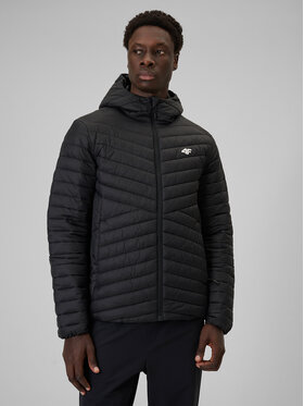 4F 4F Kurtka puchowa BASIC+ Czarny Regular Fit