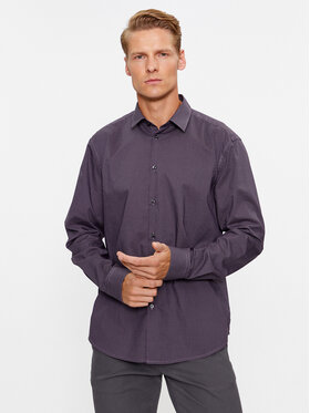 Sisley Sisley Koszula 5PFRSQ02D Fioletowy Regular Fit