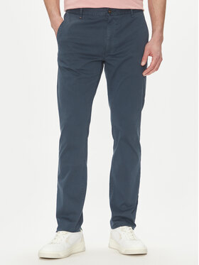 BOSS BOSS Chino nohavice 50536840 Modrá Slim Fit