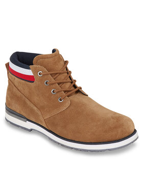 Tommy Hilfiger Tommy Hilfiger Trapper stila apavi Core Hilfiger Suede Boot FM0FM04800 Brūns