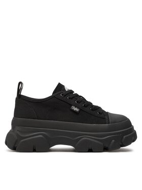 Buffalo Buffalo Sneakersy Tremor Lace Up Lo 1622453 Czarny