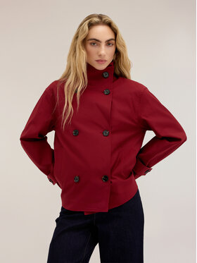 Motivi Motivi Cappotto invernale R039Q001178N026 Rosso Boxy Fit