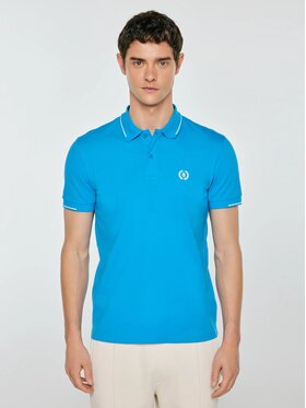 BIG STAR BIG STAR Polo POLIAN_401_150 Niebieski Basic Fit
