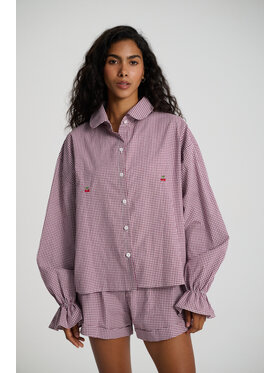 Le Songe Le Songe Koszula MERY CHERRY Fioletowy Oversize