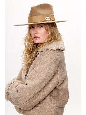 Leshka Leshka Kapelusz Light Brown London Brązowy