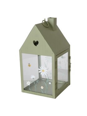 MIAhome MIAhome Komplet doniczek Domek metalowy 27x14x14 cm CINA zielony Zielony