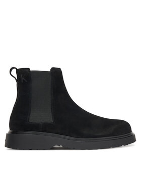 Calvin Klein Calvin Klein Členková obuv s elastickým prvkom Combat Ess Chelsea Boot Su YM0YM01372 Čierna