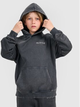 4F 4F Felpa 4FJRAW25TSWSM2344-22S Nero Oversize