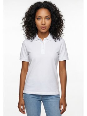 Pako Lorente Pako Lorente Polo B24WH-TX-002 Biały Classic Fit