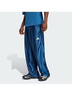 adidas adidas Spodnie materiałowe 158746 Niebieski jasny Loose Fit