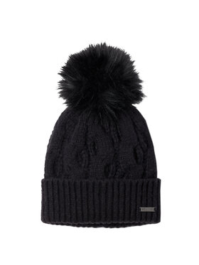 Columbia Columbia Czapka Boundless Days Cable Knit Pom Beanie Czarny
