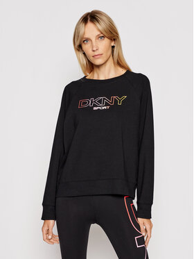 DKNY Sport DKNY Sport Суитшърт DP1T8022 Черен Regular Fit