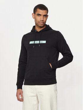 Calvin Klein Calvin Klein Mikina Shadow Logo K10K113090 Čierna Regular Fit