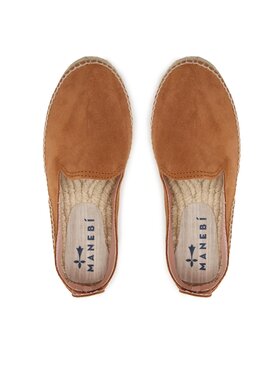 Manebi Espadrile Double Sole Espadrilles R 3.9 D0 Rjava