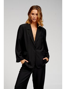 TeeShoppen TeeShoppen Marynarka 'Oversized Collection' Czarny Oversize