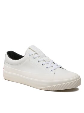 Hugo Hugo Sneakers aus Stoff Dyer 50485772 10245495 01 Weiß