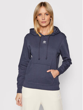 adidas adidas Majica dugih rukava Hoodie HF7509 Tamnoplava Regular Fit