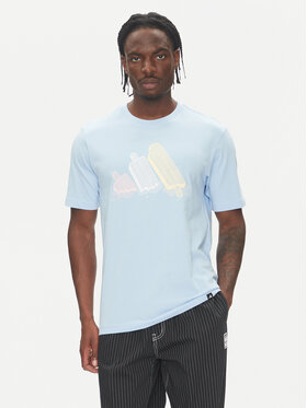adidas adidas Футболка Lounge Ice Graphic JJ4019 Голубий Regular Fit