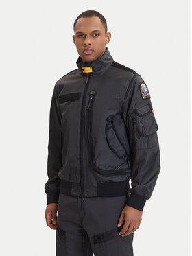 Parajumpers Parajumpers Prechodná bunda Wes 26SMPMJKMA02 Čierna Regular Fit