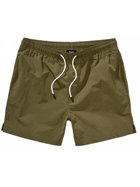 Brandit Brandit Szorty materiałowe 2030.15001.XL Zielony Regular Fit