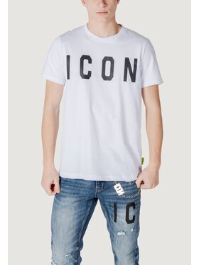 Icon Icon T-shirt LOGO GRANDE Bianco Shirt Fit