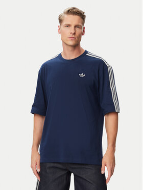 adidas adidas T-Shirt Adicolor 3-Stripes Oversized Tee KS7414 Dunkelblau Oversize