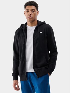 4F 4F Felpa 4FWAW24TSWSM1966-20S Nero Regular Fit