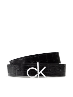 Calvin Klein Calvin Klein Curea de Damă Ck Low Fix Belt 30Mm Croco K60K608905 Negru
