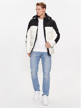 Champion Pernata Jakna Jacket 219191 Écru Regular Fit