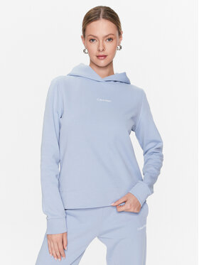 Calvin Klein Calvin Klein Bluza Micro Logo Essential K20K205452 Niebieski Regular Fit