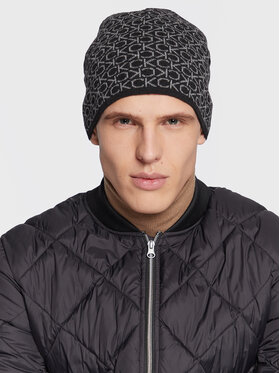 Calvin Klein Calvin Klein Czapka Monogram No Fold K50K509689 Czarny