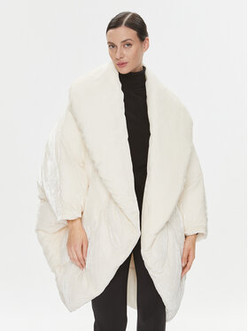 Elisabetta Franchi Elisabetta Franchi Daunenjacke PI-66D-37E2-V700 Écru Oversize
