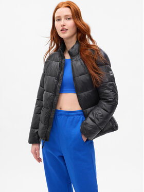 Gap Gap Демісезонна куртка 724309-02 Чорний Regular Fit