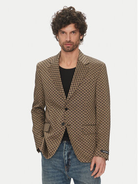 KARL LAGERFELD KARL LAGERFELD Sako 155106 552115 Hnedá Slim Fit