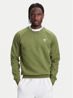 adidas adidas Sweatshirt Trefoil Essentials JW3523 Grün Regular Fit