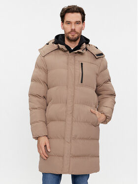 Brave Soul Brave Soul Zimné bundy MJK-ELSDONSTONE Béžová Regular Fit
