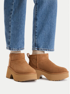 Ugg Ugg Μπότες Χιονιού W Classic Ultra Mini Heights 1158311 Καφέ