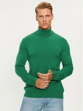 United Colors Of Benetton United Colors Of Benetton Rolák 1002U2180 Zelená Regular Fit