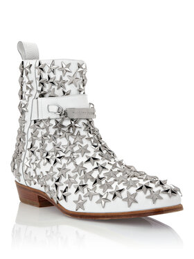 PHILIPP PLEIN PHILIPP PLEIN Kozaki 3259 Biały