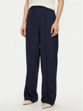 Tommy Hilfiger Tommy Hilfiger Medžiaginės kelnės WW0WW43875 Tamsiai mėlyna Regular Fit