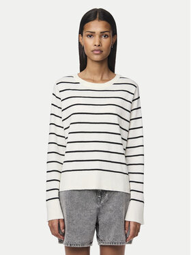 Pieces Pieces Sweter Joy 17150579 Biały Regular Fit