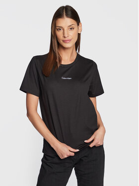 Calvin Klein Calvin Klein T-Shirt Micro Logo K20K205454 Schwarz Regular Fit