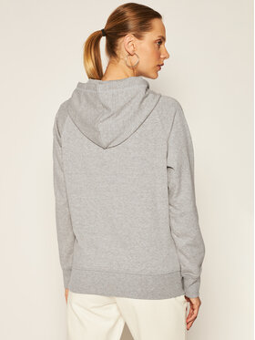 New Balance Majica Dugih Rukava Esse Po Hoodie NBWT0355 Siva Relaxed Fit