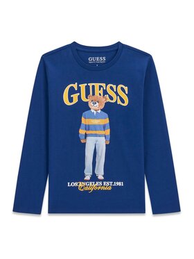 Guess Guess Blusa L6BI11 K5732 Blu scuro Regular Fit