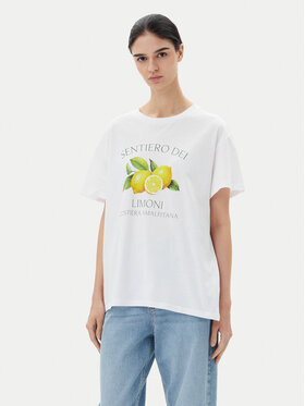 Pieces Pieces Tricou Thea 17157114 Alb Standard Fit