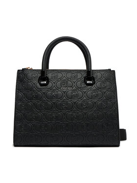 Liu Jo Liu Jo Дамска чанта Ecs M Satchel Dou AA4080 E0003 Черен