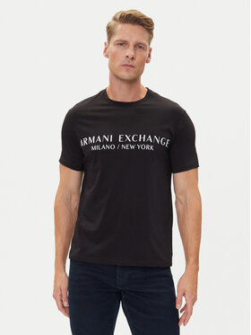 Armani Exchange Armani Exchange Marškinėliai 8NZT72 Z8H4Z 1200 Juoda Slim Fit