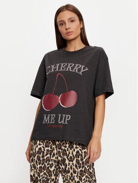 Gina Tricot Gina Tricot T-Shirt 23980 Černá Oversize