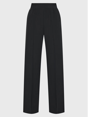 Kontatto Kontatto Pantaloni di tessuto NO7028 Nero Relaxed Fit